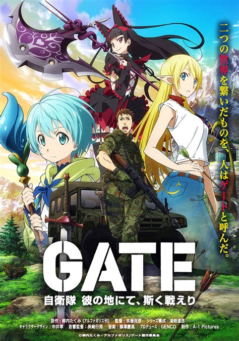 gate anime characters|gate jietai characters.